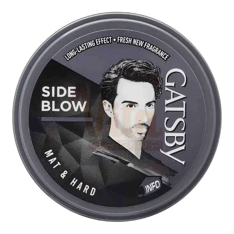 واکس مو گتسبی طوسی مات شماره هفت 7 Gatsby Mat & Hard Side Blow