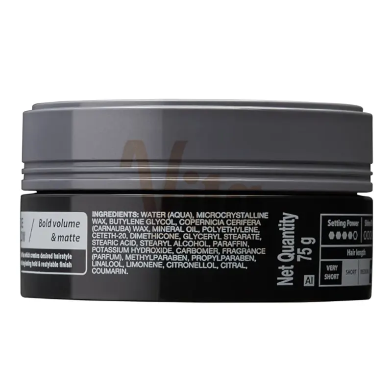 واکس مو گتسبی طوسی مات شماره هفت 7 Gatsby Mat & Hard Side Blow