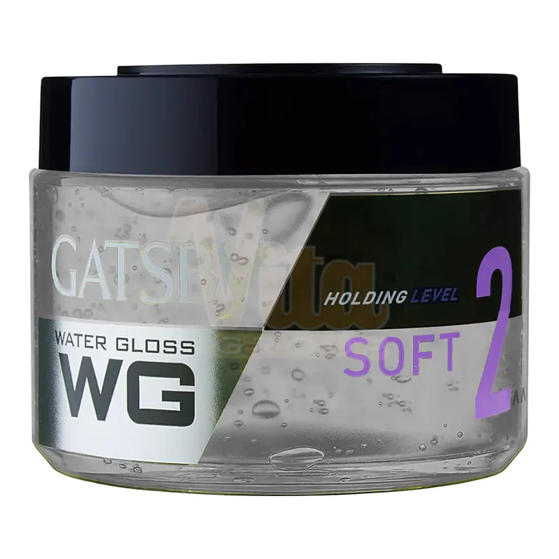 ژل مو گتسبی سفید شماره 2 سافت 300 گرم WaterGloss Soft