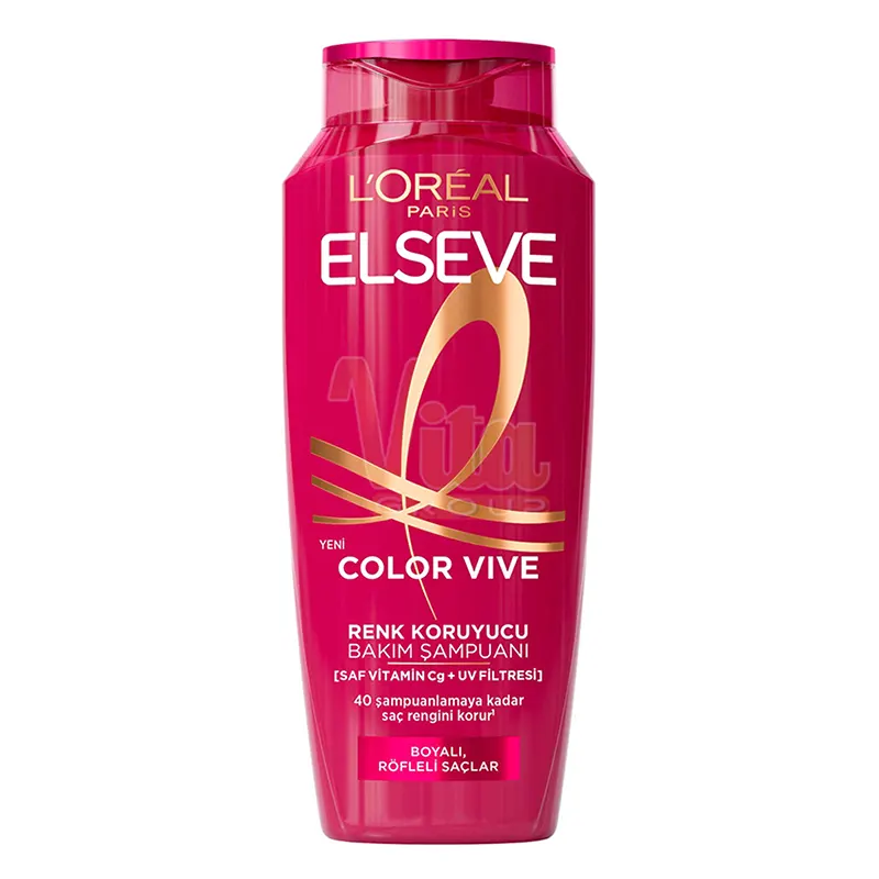 شامپو لورال کالر وایو قرمز L'Oreal Color Vive حجم 300 میل بدون سولفات