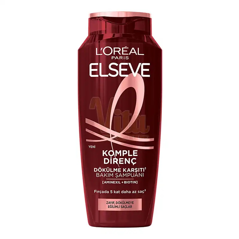 شامپو لورال فول رزیست مشکی L'Oreal Full Resist حجم 300 میل