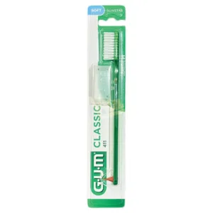 مسواک GUM 411 جی یو ام کلاسیک با برس نرم
