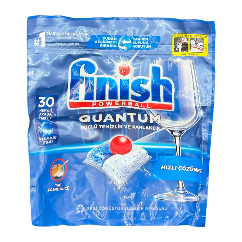 قرص ماشین ظرفشویی فینیش کوانتوم 30 عددی Finish Quantum 30 فینیش Quantum سی اصل اورجینال