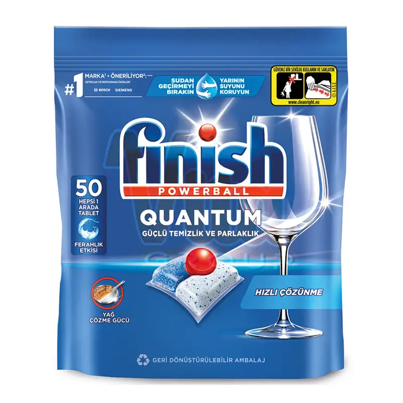 قرص ماشین ظرفشویی فینیش کوانتوم 50 عددی Finish Quantum 50 فینیش Quantum پنجاه اصل اورجینال