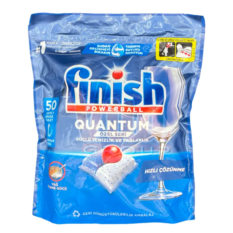 قرص ماشین ظرفشویی فینیش کوانتوم 50 عددی Finish Quantum 50 فینیش Quantum پنجاه اصل اورجینال
