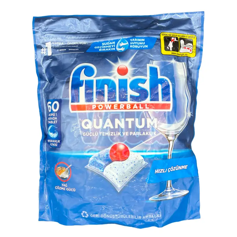 قرص ماشین ظرفشویی فینیش کوانتوم 60 عددی Finish Quantum 60 فینیش Quantum شصت اصل اورجینال