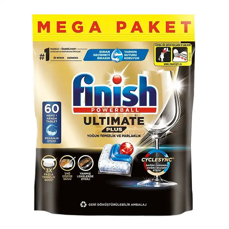 Finish Ultimate Plus 60 فینیش التیمیت پلاس 60 فینیش اولتیمیت پلاس 60