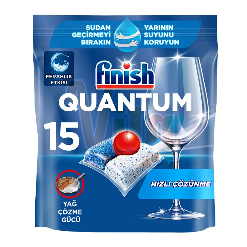 قرص ماشین ظرفشویی فینیش کوانتوم 15 عددی Finish Quantum 15 فینیش Quantum پانزده اصل اورجینال