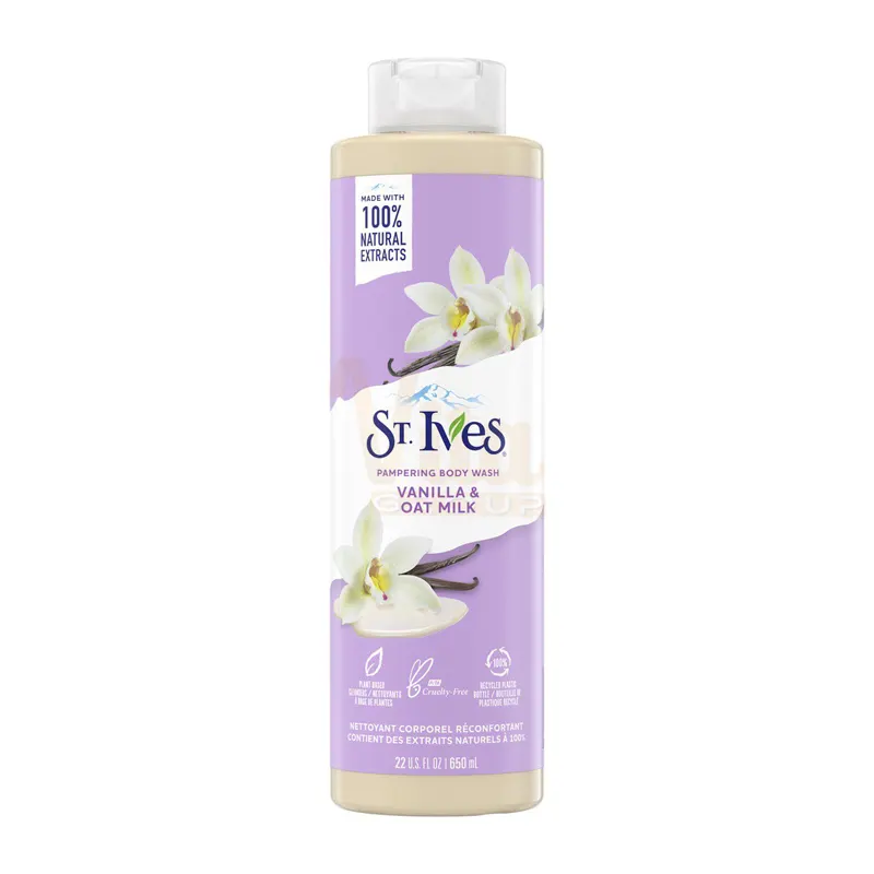 شامپو بدن وانیل سینت ایوز اوت میلک و جو دوسر Stives Vanilla & Oat Milk اصل آمریکا