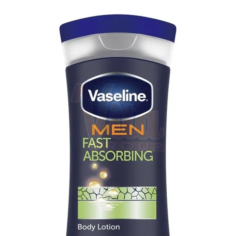 لوسیون بدن وازلین مردانه جذب سریع فست ابزوربینگ سبز Vaseline Men Fast Absorbing