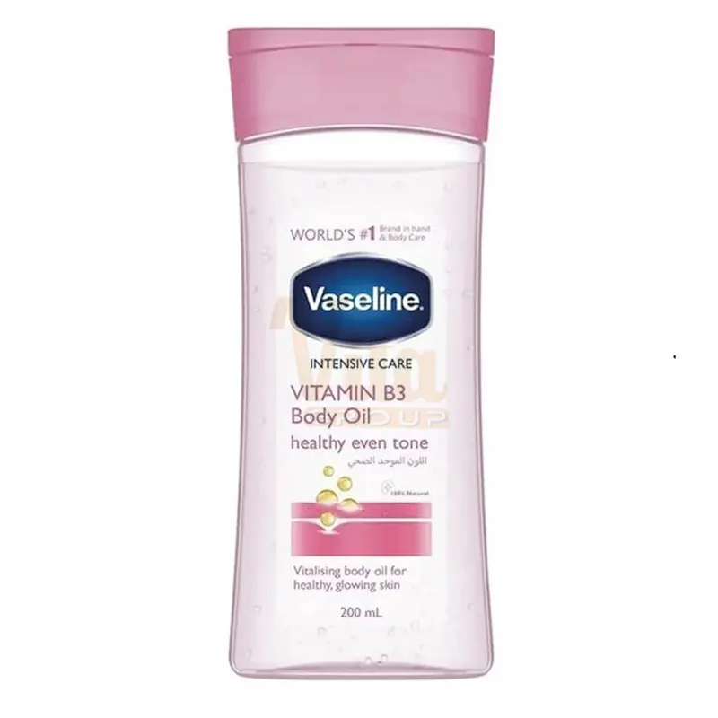 روغن بدن وازلین صورتی هلثی ایون تون ویتامین B3 Vaseline Vitamin B3 Healthy Even Tone