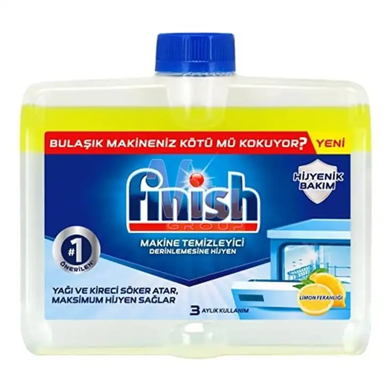 جرم گیر ماشین ظرفشویی فینیش لیمو سبز Finish Lemon Dishwasher Cleaner