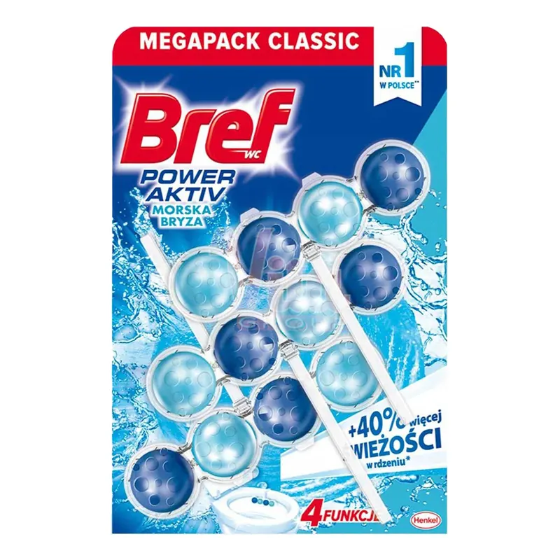 برف پاور اکتیو اقیانوس آبی توپی 4 8 12 عددی Bref Power Active Ocean