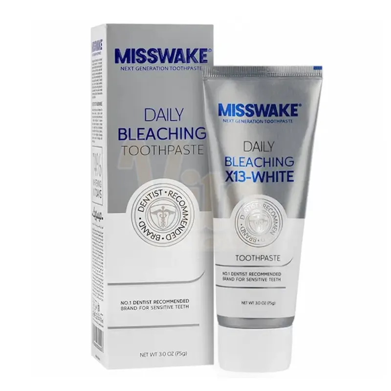Misswake Daily Bleaching X13 Toothpaste 3 خمیر دندان بلیچینگ میسویک سفید کننده روزانه Misswake X-13 Daily Bleaching