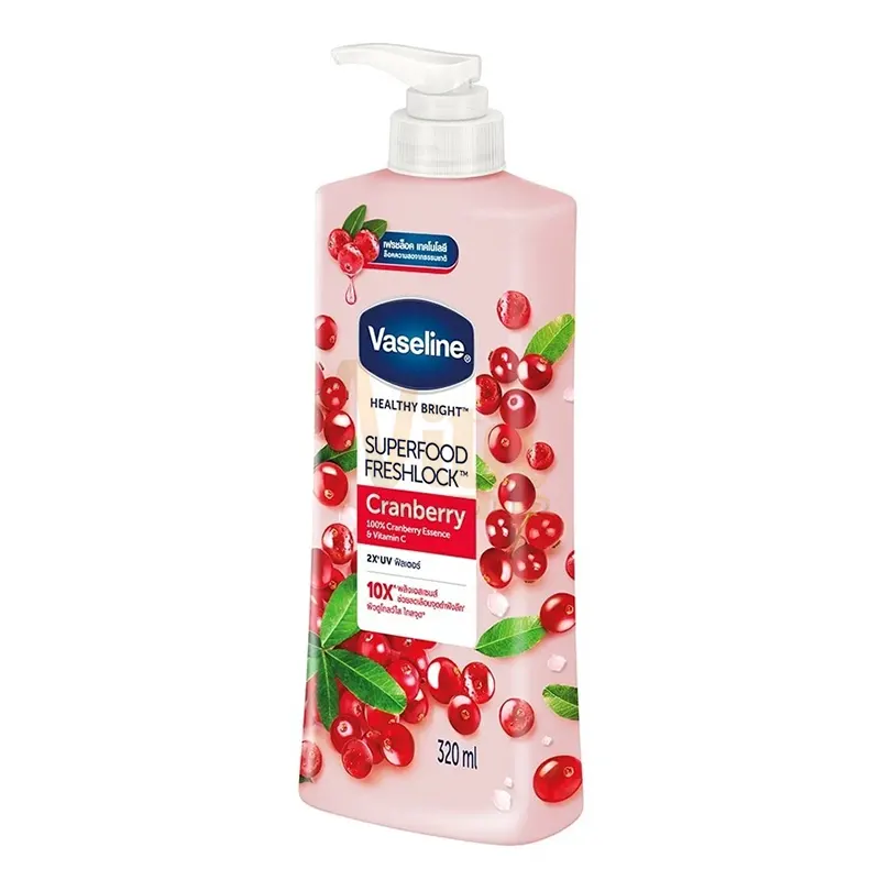 Vaseline Superfood Cranberry Body Lotion 3 لوسیون بدن وازلین سوپرفود کرنبری Vaseline SuperFood Cranberry سوپر ویتامین
