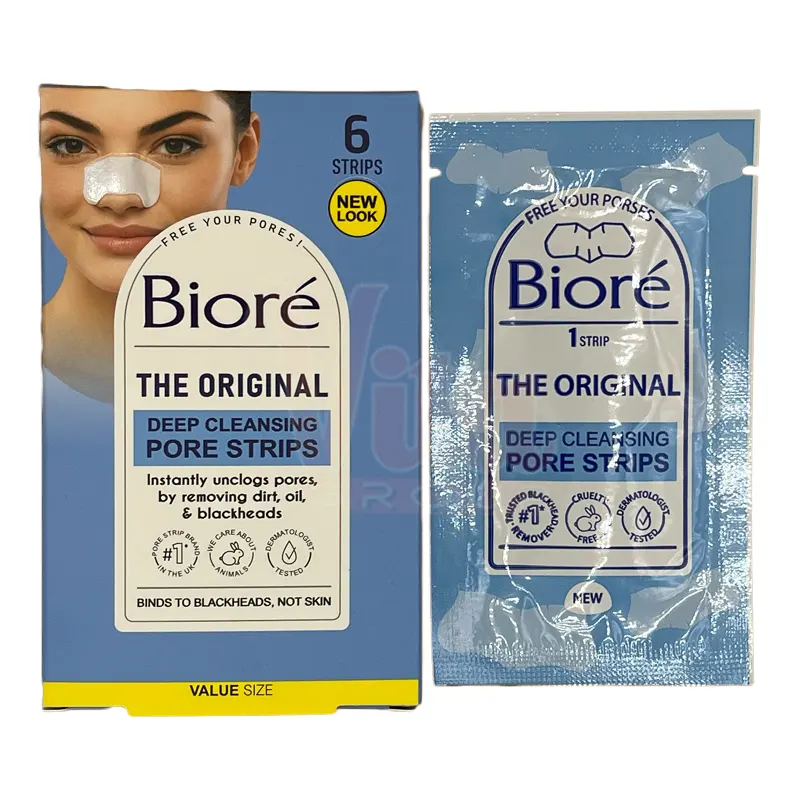 Biore Original Nose Strips 5 چسب بینی بیوره آبی اورجینال The Original اصل ژاپن