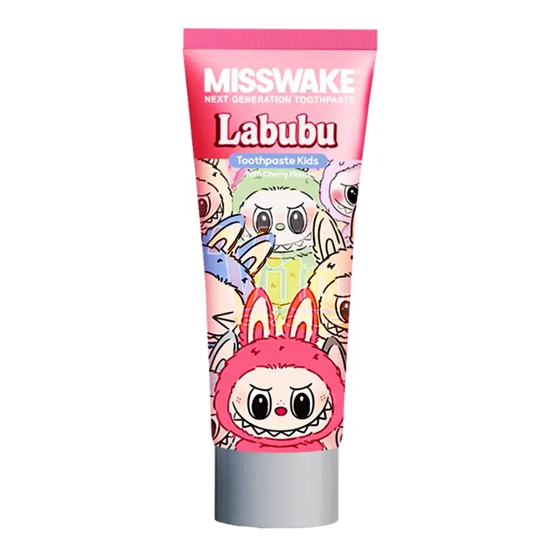 خمیر دندان کودک میسویک لبوبو صورتی دخترانه حجم 50 میل Misswake Labubu Girl