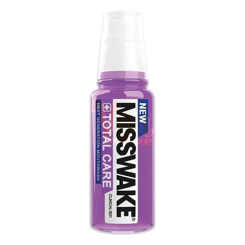 دهان شویه میسویک توتال بنفش حجم 200 میل Misswake Total Care