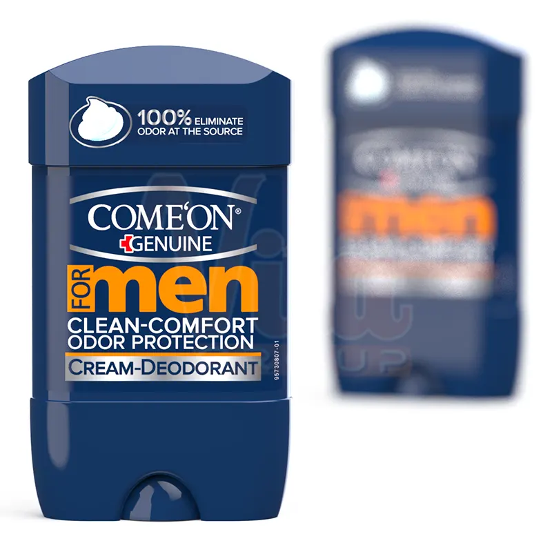 Comeon Men Clean Comfort Cream Deodorant 4 استیک ضد تعریق کرمی مردانه کامان سرمه ای کلین کامفورت Comeon Clean Comfort