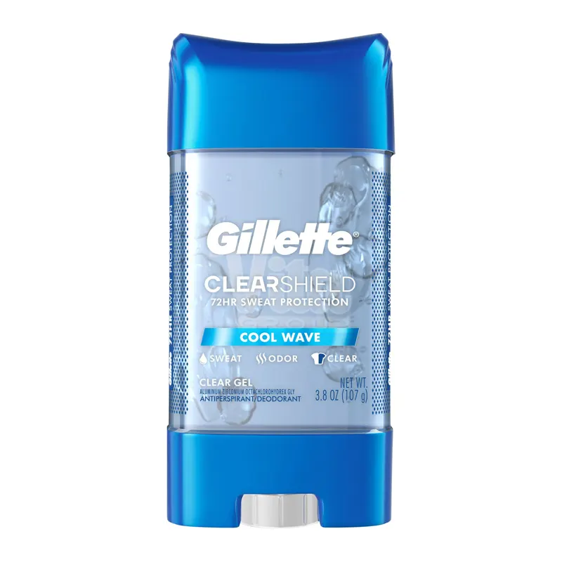 مام ژله ای ژیلت کلیر شیلد کول ویو Gillette Cool Wave وزن 107 گرم ساخت آمریکا