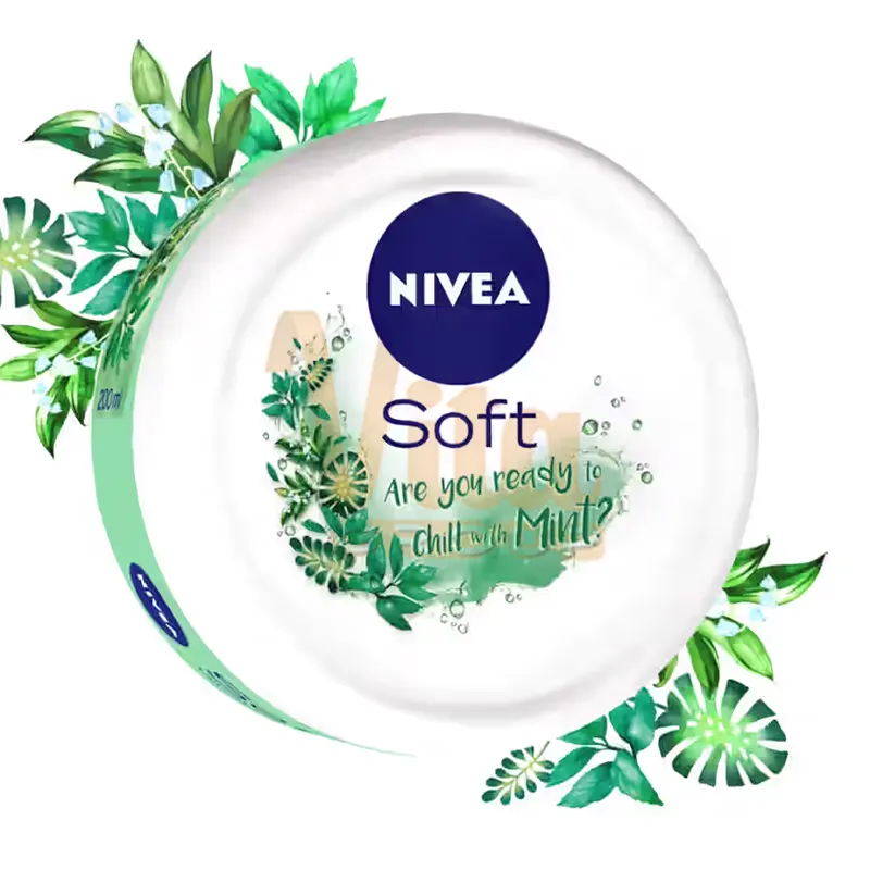 Nivea Soft Chilled Mint Cream 3 کرم نیوا سافت نعنا خنک حجم 100 میل Nivea Chilled Mint