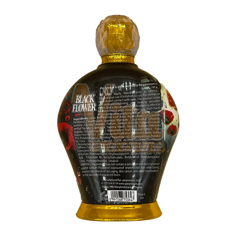 لوسیون سولاریوم پارامونت بلک فلاور Paramount Black Flower ساخت آمریکا حجم 400 میل