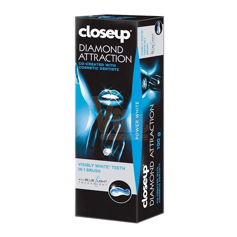 Closeup Diamond Attraction Toothpaste 4 خمیر دندان کلوزآپ دایموند اترکشن سفید کننده فوری دندان Closeup Diamond Attraction