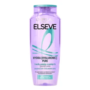 شامپو لورال بنفش Hyaluronic Pure موی چرب حجم 300 میل