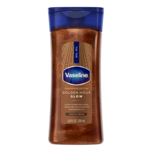 روغن بدن شیمر وازلین Golden Hour Glow حجم 200 میل