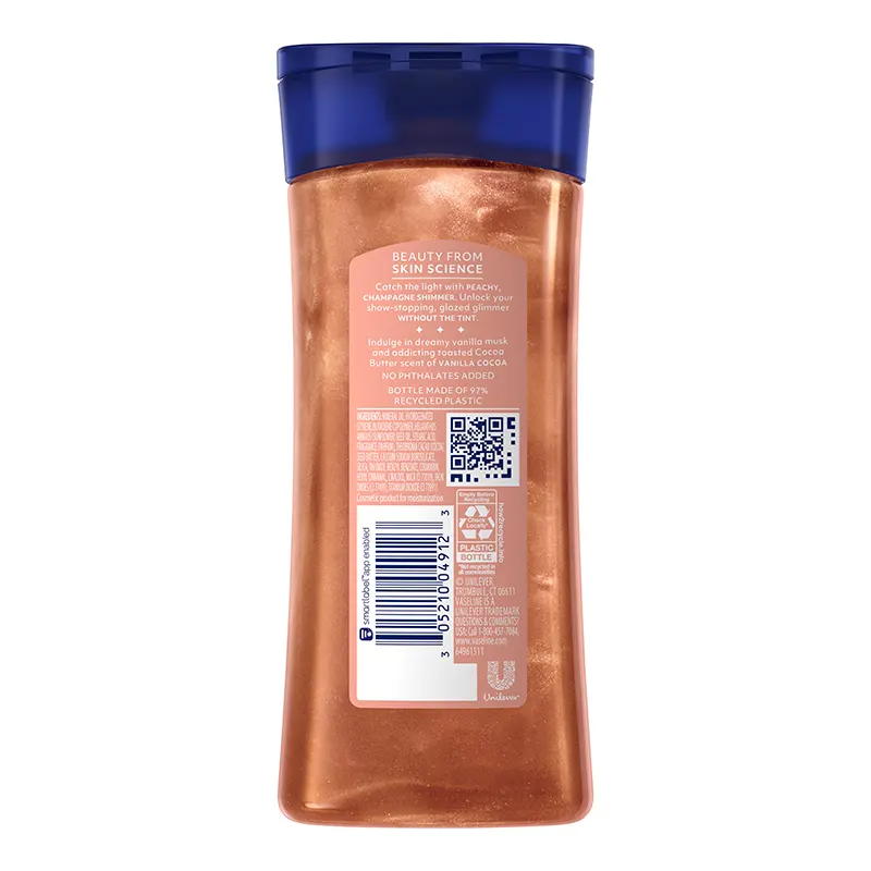 روغن بدن اکلیلی شیمر وازلین سانلیت گلو Sunlit Glow اصل اورجینال