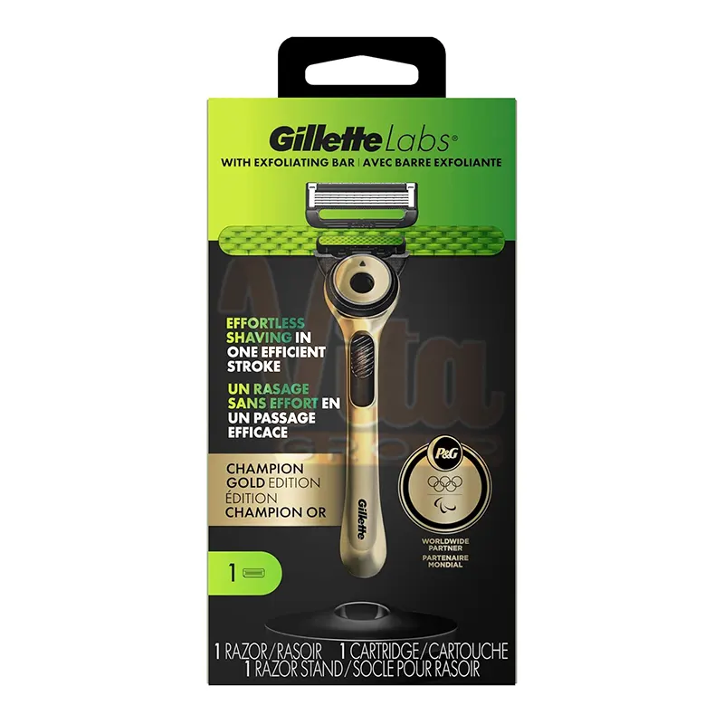 تیغ اصلاح ژیلت لبز چمپیون گلد تک یدک Gillette Labs Champion Gold 1 یدک