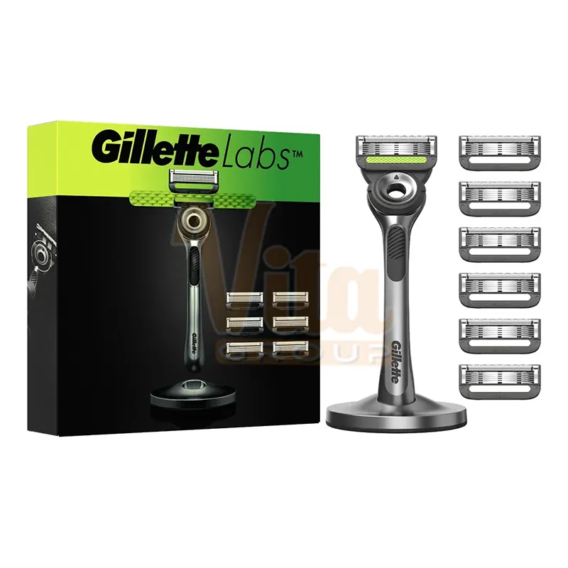 تیغ اصلاح ژیلت لبز چمپیونز لیگ 7 یدک Gillette Labs Champions League