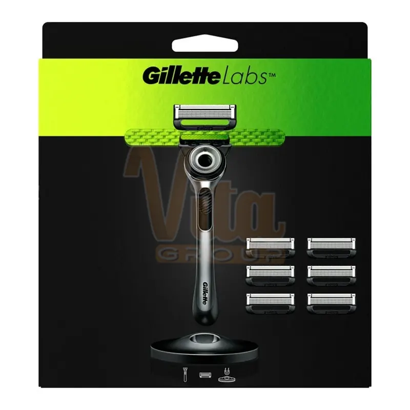 تیغ اصلاح ژیلت لبز چمپیونز لیگ 7 یدک Gillette Labs Champions League