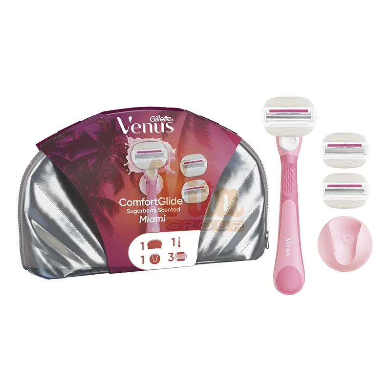 ست اصلاح ژیلت ونوس میامی شوگربری Venus Comfortglide Miami با 3 یدک