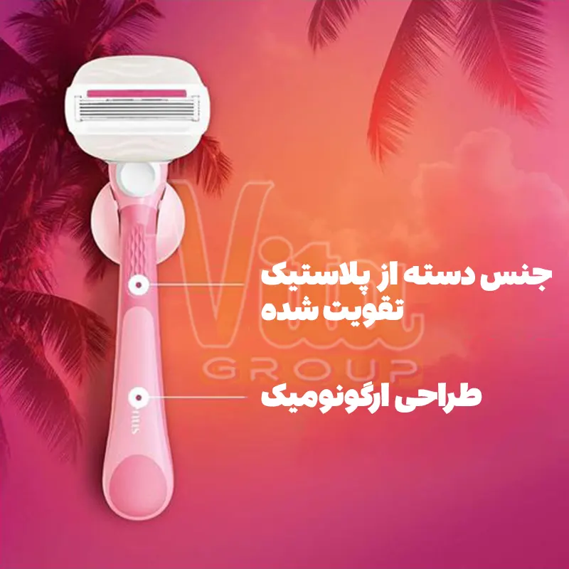Gillette Venus Comfortglide Miami Gift Set 5 ست اصلاح ژیلت ونوس میامی شوگربری Venus Comfortglide Miami با 3 یدک