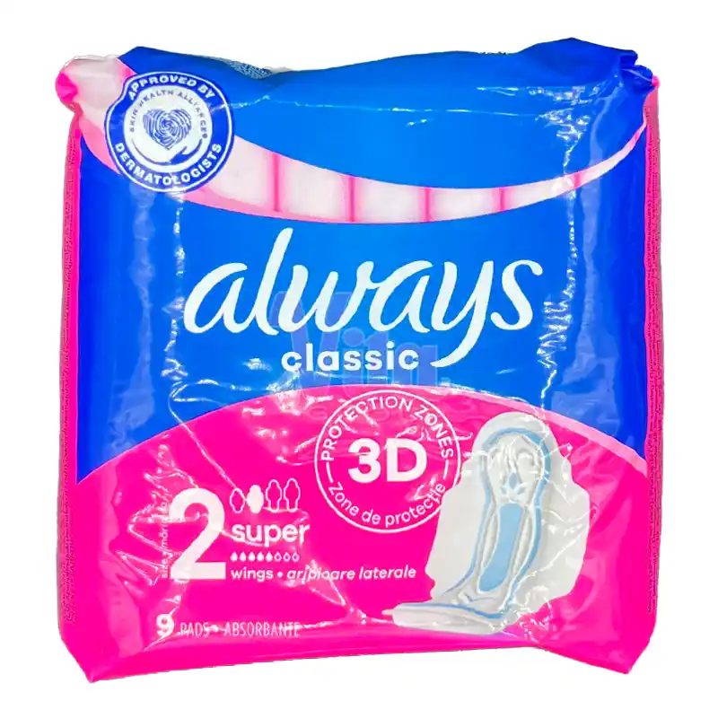 نوار بهداشتی آلویز کلاسیک سایز 2 سوپر Always Classic Super