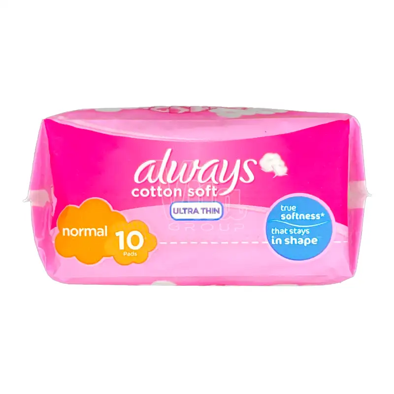 نوار بهداشتی آلویز فوق نازک نرم سایز 1 التراتین کتون سافت Alwyas Cotton Soft Ultra Thin