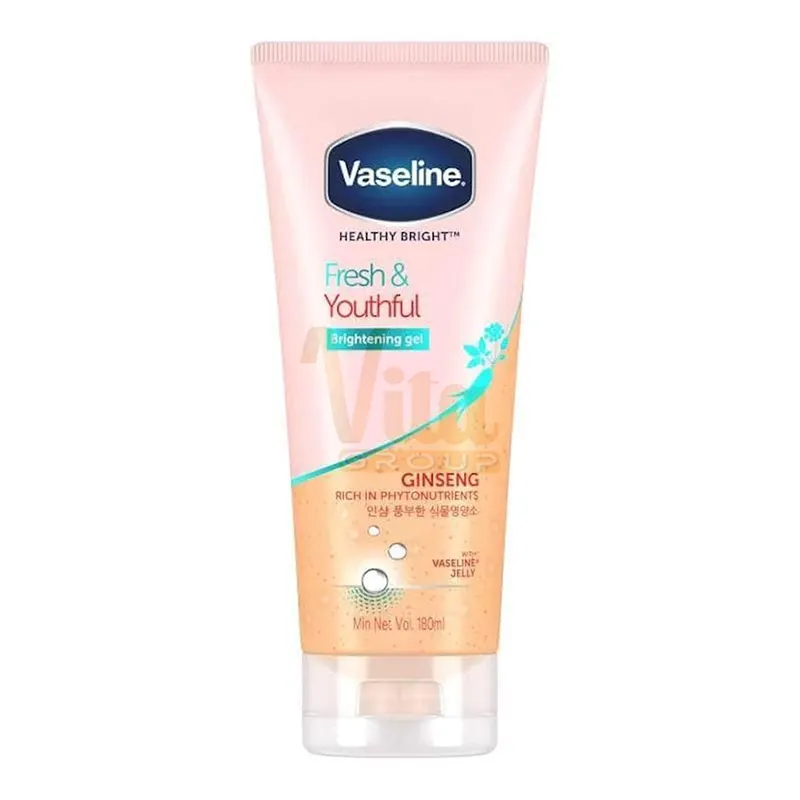ژل جوان کننده پوست وازلین Fresh & Youthful حجم 180 میل