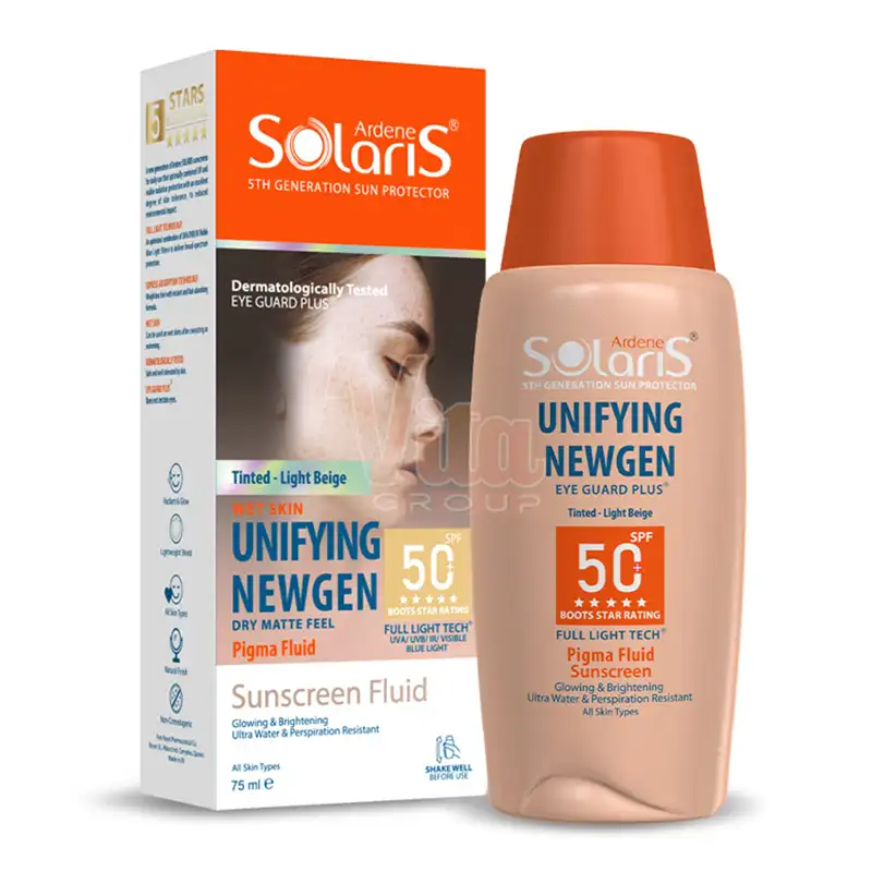 ضد آفتاب سولاریس یونیفای نیوژن بژ روشن Unifying NEWGEN با SPF50